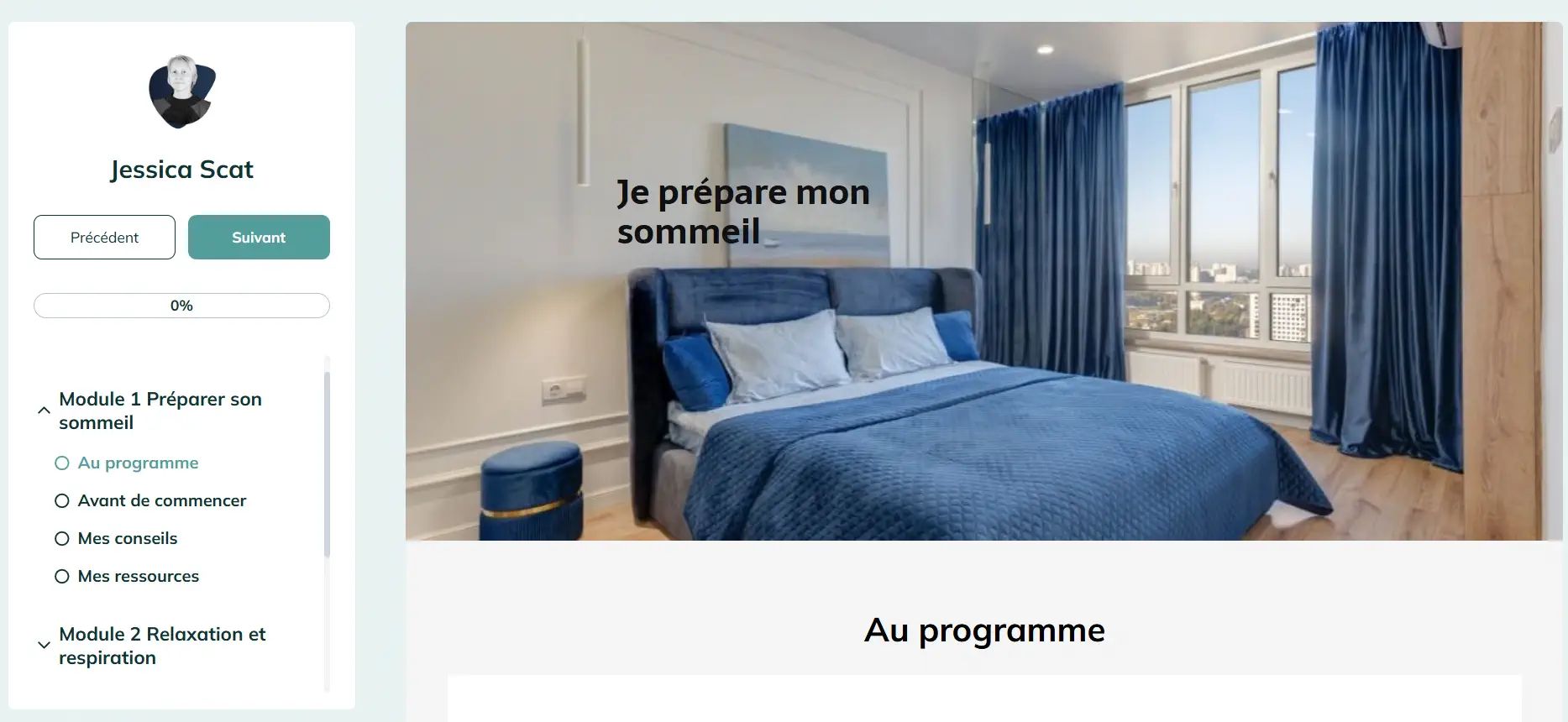 Module 1 Je prépare mon sommeil kit