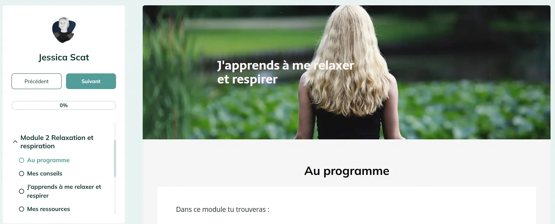 Module 2 J'apprends à me relaxer et respirer kit